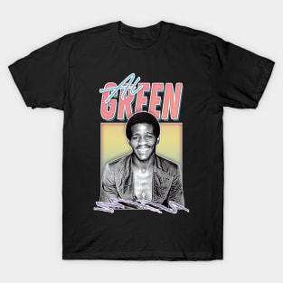 Al Green / Retro Aesthetic 70s Style Fan Design T-Shirt